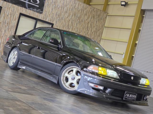 マークII グランデ 修復歴無 AT車 2500cc 新規全塗装施工 新品フルエアロ 新品フルタップ車高調 シュティッヒエボリューション17インチアルミホイール新品タイヤ 新品マフラーカッター(28枚目)