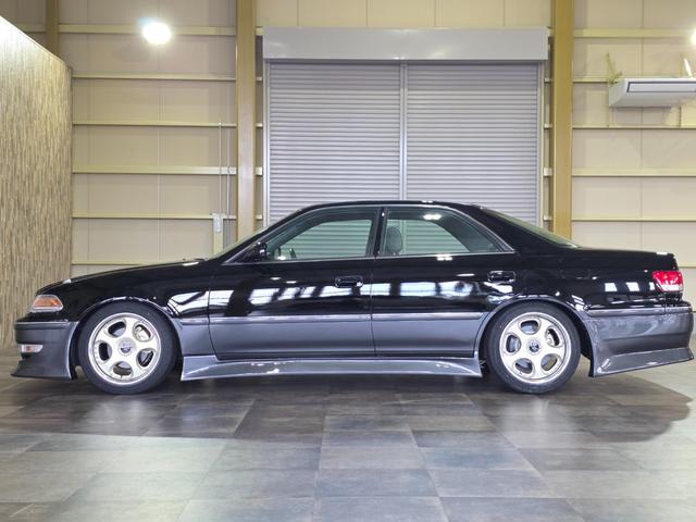 マークII グランデ 修復歴無 AT車 2500cc 新規全塗装施工 新品フルエアロ 新品フルタップ車高調 シュティッヒエボリューション17インチアルミホイール新品タイヤ 新品マフラーカッター(29枚目)