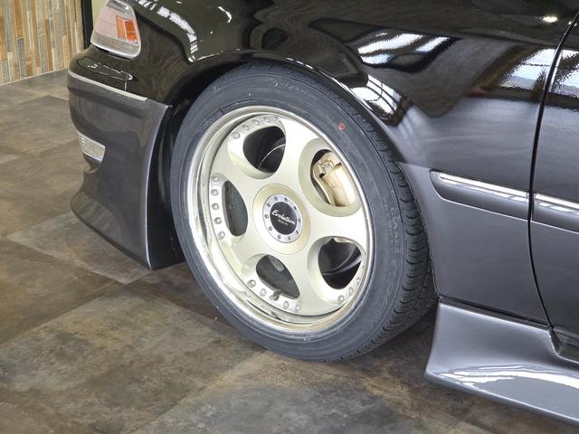 マークII グランデ 修復歴無 AT車 2500cc 新規全塗装施工 新品フルエアロ 新品フルタップ車高調 シュティッヒエボリューション17インチアルミホイール新品タイヤ 新品マフラーカッター(30枚目)