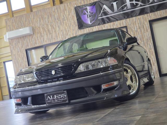 マークII グランデ 修復歴無 AT車 2500cc 新規全塗装施工 新品フルエアロ 新品フルタップ車高調 シュティッヒエボリューション17インチアルミホイール新品タイヤ 新品マフラーカッター(41枚目)