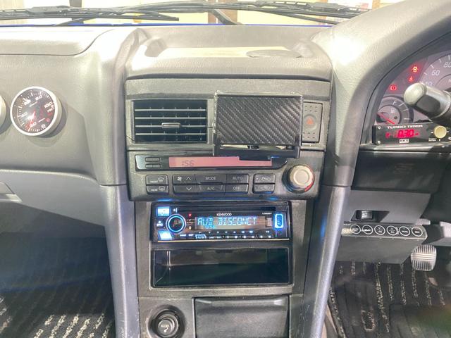 スカイライン ２５ＧＴ　ＧＴ－Ｒエンジン載替公認済　５速マニュアル載替公認済み　ベイサイドブルー全塗装　新品エアロ　車高調　新品１８アルミホイール　砲弾マフラー　ＧＴ－Ｖビッグキャリパー移設　新品スリットローター（60枚目）