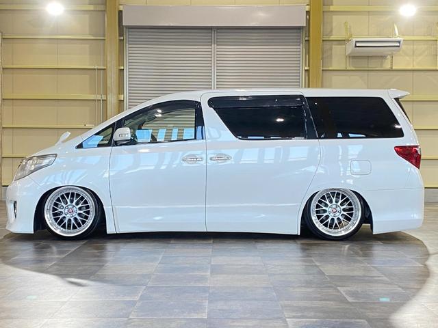 アルファード 240S プライムセレクションII エアサス WORK20インチアルミホイール J-LINEアクスル 玄武RCジョイント クスコ補強バー アルパインHDDナビ アルパインフリップダウンモニター パワスラ パワーバックドア(8枚目)