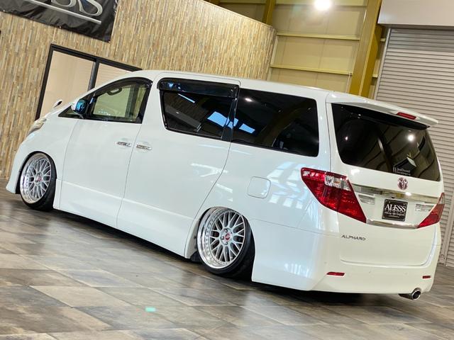 アルファード 240S プライムセレクションII エアサス WORK20インチアルミホイール J-LINEアクスル 玄武RCジョイント クスコ補強バー アルパインHDDナビ アルパインフリップダウンモニター パワスラ パワーバックドア(45枚目)