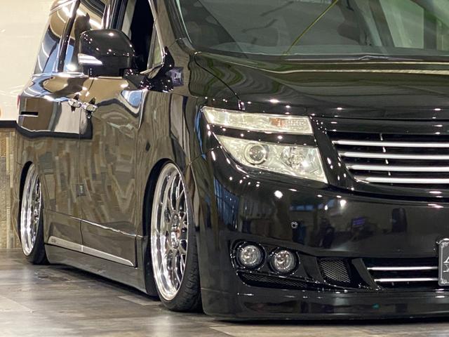 エルグランド ３５０ハイウェイスター　エアサス取付車　修復歴無　エイムゲインフルエアロ　エイムゲインＧＩＩＭ２０インチアルミホイール　　ボルドワールドエアサス公認済み　Ｂｌｕｅｔｏｏｔｈ対応　ＨＤＤナビ　ドラレコ付きデジタルインナーミラー（35枚目）