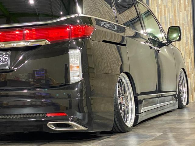 エルグランド ３５０ハイウェイスター　エアサス取付車　修復歴無　エイムゲインフルエアロ　エイムゲインＧＩＩＭ２０インチアルミホイール　　ボルドワールドエアサス公認済み　Ｂｌｕｅｔｏｏｔｈ対応　ＨＤＤナビ　ドラレコ付きデジタルインナーミラー（49枚目）