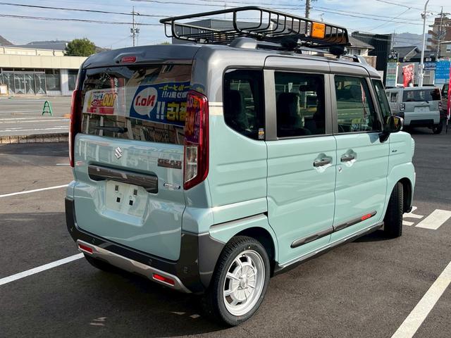 スペーシアギア ハイブリッドＸＺ　ＤＡＭＤカスタムカスタムＮＯＣＴフェイスチェンジキット＆ホイール＆ルーフキャリア・ハイブリッドＸＺ（４名）　前後ソナー　オートＬＥＤ　アクティブクルーズコントロール　インテリキー　ＬＥＤ　ルーフレール（5枚目）