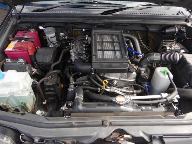 ジムニー ランドベンチャー シートヒーター パートタイム4WD AT インタークーラーターボ フォグランプ ルーフレール ミラーヒーター ウインカーミラー 7型 ブリヂストン デューラーAT 専用シート 革ハンドル(57枚目)