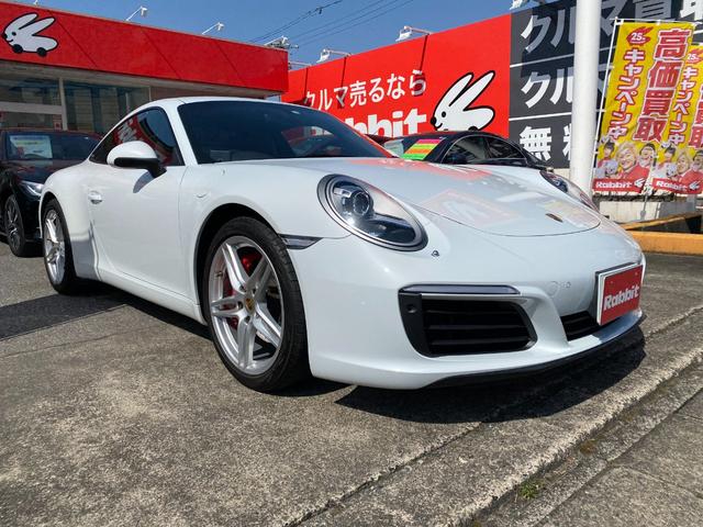 ９１１ ９１１カレラ　キャララホワイトメタリック　インテリア・ブラック　レッドキャリパー　純正ナビ　１９インチカレラＡＷ　ＰＡＳＭ　シートヒーター　保証書　記録簿　２０１７年モデル（5枚目）