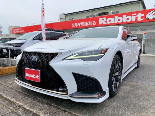 ＬＳ５００ｈ　Ｆスポーツ　サンルーフ・マークレビンソン・ＴＲＤエアロ・ＴＲＤマフラー・デジタルインナーミラー(2枚目)