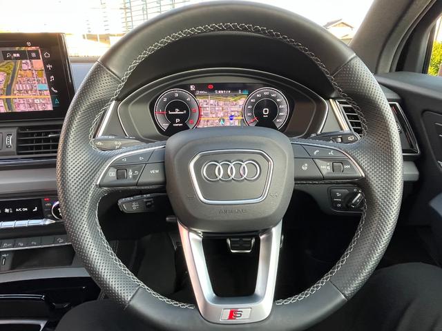 Q5スポーツバック 40TDIクワトロ Sライン・ディーゼルターボ・4WD ワンオ-ナ‐車・全方位カメラ・マトリックスLEDライト・ブラックスタイリング・シートヒーター・クリアランスソナー・純正19インチアルミ・電動リアゲート(16枚目)