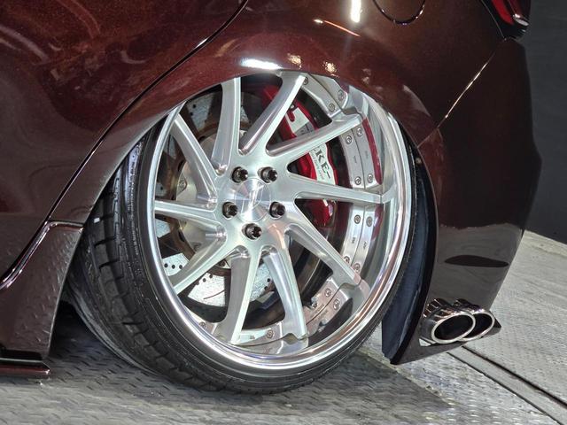 ＣＴ ＣＴ２００ｈ　バージョンＣ　ソニックアゲートカラーオールペン　Ｔディメンド鬼キャン仕様　ワンオフハイスピードエアサス　ＷＯＲＫ１９インチ左右出しマフラー　ＲＥＣＡＲＯシート　ＢＩＧブレーキ　大画面ナビ（59枚目）