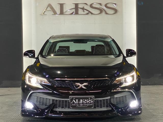 マークＸ ２５０Ｇ　リラックスセレクション　フルエアロ　中期ルックヘッド・ＬＥＤテール　新品シートカバー　ＴＥＩＮ車高調　新品ＡＬＥＳＳ×ロクサーニ　メッキカラーグラスターファイブ１９インチ　ＨＤＤナビ　ＥＴＣ（14枚目）