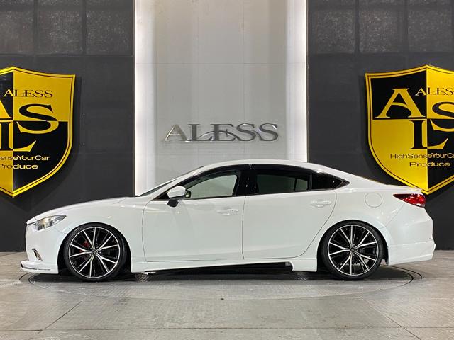アテンザセダン ＸＤ　Ｌパッケージ　ハーフフルエアロ　ブリッツフルタップ車高調　２０インチアルミホイール　黒革シート　シートヒーター　ＨＤＤナビ　Ｂｌｕｅｔｏｏｔｈオーディオ　バックカメラ　フルセグＴＶ（7枚目）