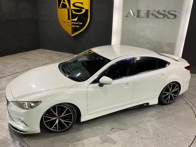 アテンザセダン ＸＤ　Ｌパッケージ　ハーフフルエアロ　ブリッツフルタップ車高調　２０インチアルミホイール　黒革シート　シートヒーター　ＨＤＤナビ　Ｂｌｕｅｔｏｏｔｈオーディオ　バックカメラ　フルセグＴＶ（8枚目）