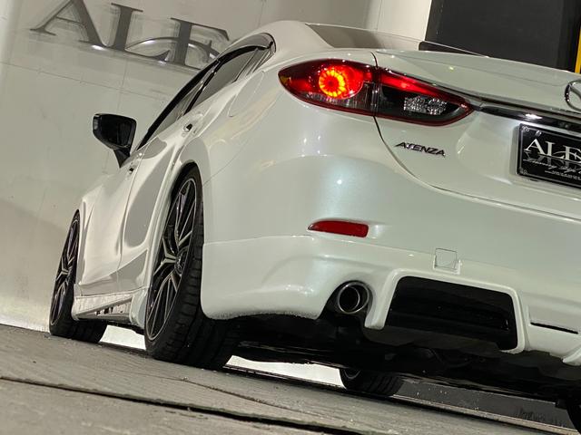 アテンザセダン ＸＤ　Ｌパッケージ　ハーフフルエアロ　ブリッツフルタップ車高調　２０インチアルミホイール　黒革シート　シートヒーター　ＨＤＤナビ　Ｂｌｕｅｔｏｏｔｈオーディオ　バックカメラ　フルセグＴＶ（14枚目）