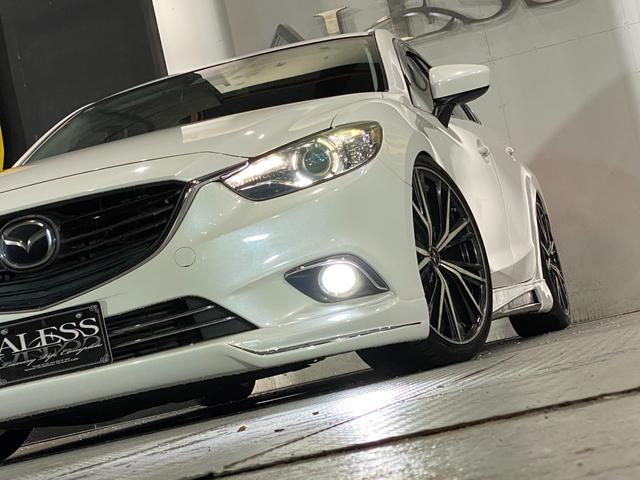 アテンザセダン ＸＤ　Ｌパッケージ　ハーフフルエアロ　ブリッツフルタップ車高調　２０インチアルミホイール　黒革シート　シートヒーター　ＨＤＤナビ　Ｂｌｕｅｔｏｏｔｈオーディオ　バックカメラ　フルセグＴＶ（51枚目）