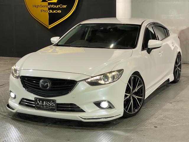 アテンザセダン ＸＤ　Ｌパッケージ　ハーフフルエアロ　ブリッツフルタップ車高調　２０インチアルミホイール　黒革シート　シートヒーター　ＨＤＤナビ　Ｂｌｕｅｔｏｏｔｈオーディオ　バックカメラ　フルセグＴＶ（52枚目）