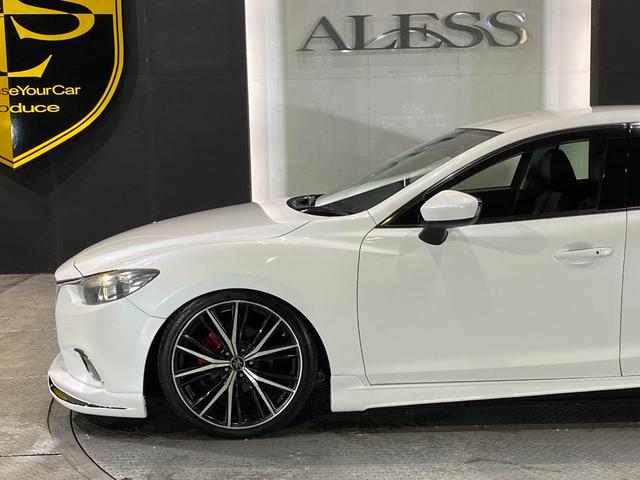 アテンザセダン ＸＤ　Ｌパッケージ　ハーフフルエアロ　ブリッツフルタップ車高調　２０インチアルミホイール　黒革シート　シートヒーター　ＨＤＤナビ　Ｂｌｕｅｔｏｏｔｈオーディオ　バックカメラ　フルセグＴＶ（58枚目）