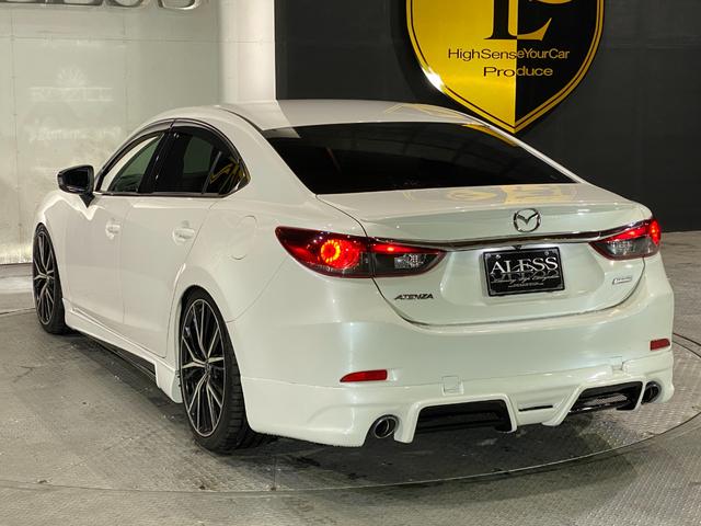 アテンザセダン ＸＤ　Ｌパッケージ　ハーフフルエアロ　ブリッツフルタップ車高調　２０インチアルミホイール　黒革シート　シートヒーター　ＨＤＤナビ　Ｂｌｕｅｔｏｏｔｈオーディオ　バックカメラ　フルセグＴＶ（61枚目）