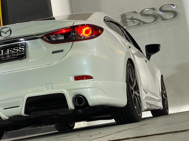 アテンザセダン ＸＤ　Ｌパッケージ　ハーフフルエアロ　ブリッツフルタップ車高調　２０インチアルミホイール　黒革シート　シートヒーター　ＨＤＤナビ　Ｂｌｕｅｔｏｏｔｈオーディオ　バックカメラ　フルセグＴＶ（62枚目）