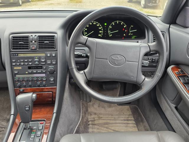 セルシオ C仕様 前期最終型 走行距離1万6千キロ ワンオーナー 当時物シュティッヒディッシュ17インチ 純正サンルーフ 純正グレー革シート 純正オプションエアロスポイラー FIELD製サスコン ガナドールマフラー(23枚目)