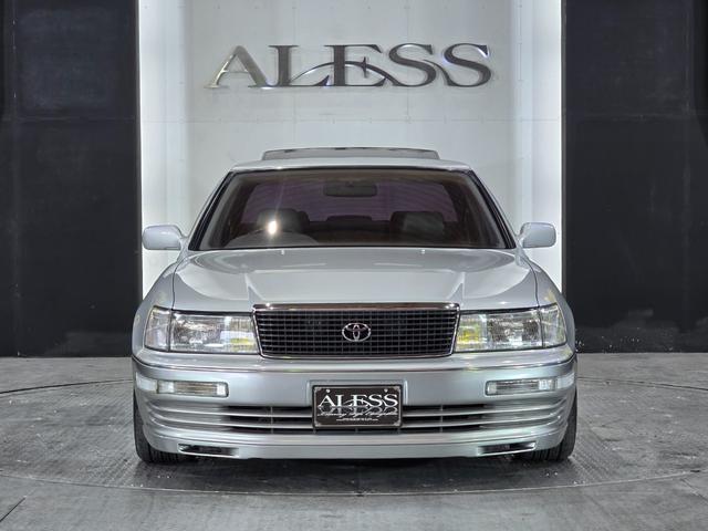 セルシオ C仕様 前期最終型 走行距離1万6千キロ ワンオーナー 当時物シュティッヒディッシュ17インチ 純正サンルーフ 純正グレー革シート 純正オプションエアロスポイラー FIELD製サスコン ガナドールマフラー(53枚目)