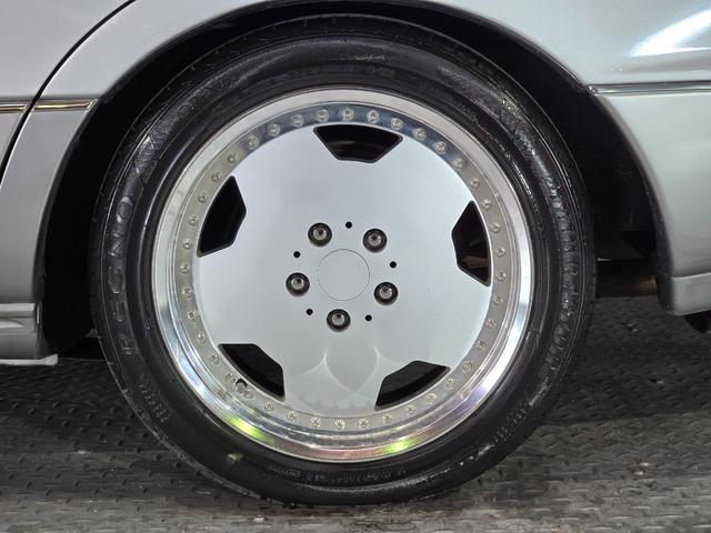 セルシオ C仕様 前期最終型 走行距離1万6千キロ ワンオーナー 当時物シュティッヒディッシュ17インチ 純正サンルーフ 純正グレー革シート 純正オプションエアロスポイラー FIELD製サスコン ガナドールマフラー(63枚目)