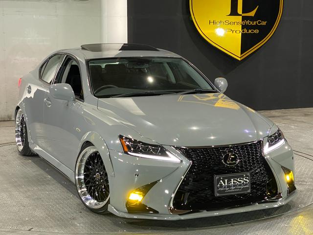 ＩＳ ＩＳ３５０　バージョンＳ　ビス止めオーバーフェンダー　現行ルックエアロ　ＬＥＤヘッド＆テール　ネジ式車高調　新品１９インチシュタイナー　アレスブラック　サンルーフ　マークレビンソン（3枚目）