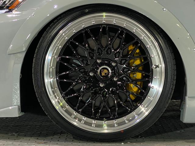ＩＳ ＩＳ３５０　バージョンＳ　ビス止めオーバーフェンダー　現行ルックエアロ　ＬＥＤヘッド＆テール　ネジ式車高調　新品１９インチシュタイナー　アレスブラック　サンルーフ　マークレビンソン（7枚目）