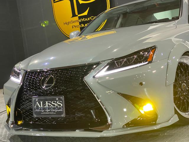 ＩＳ ＩＳ３５０　バージョンＳ　ビス止めオーバーフェンダー　現行ルックエアロ　ＬＥＤヘッド＆テール　ネジ式車高調　新品１９インチシュタイナー　アレスブラック　サンルーフ　マークレビンソン（9枚目）