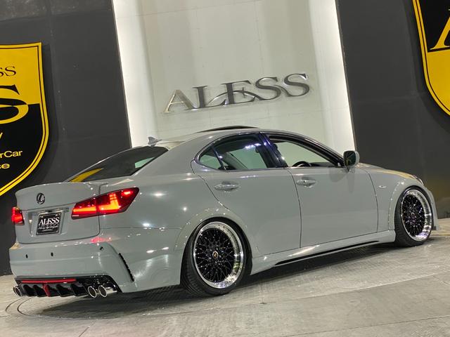 ＩＳ ＩＳ３５０　バージョンＳ　ビス止めオーバーフェンダー　現行ルックエアロ　ＬＥＤヘッド＆テール　ネジ式車高調　新品１９インチシュタイナー　アレスブラック　サンルーフ　マークレビンソン（66枚目）