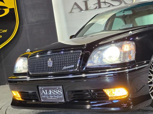 クラウン アスリートG ハーフフルエアロ ブラック全塗装 新品エアロ 新品車高調 新品ALESSメッキ19インチホイール 走行距離5万2千キロ(9枚目)