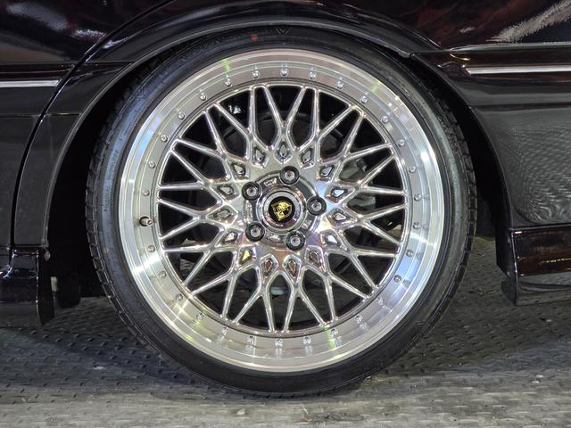 クラウン アスリートG ハーフフルエアロ ブラック全塗装 新品エアロ 新品車高調 新品ALESSメッキ19インチホイール 走行距離5万2千キロ(55枚目)