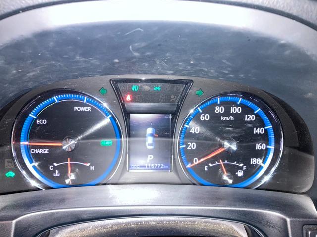 クラウンハイブリッド アスリートG ROJAMコンプリート サンルーフ 黒革シート ALESSメッキ19インチホイール JUNIT4灯フォグ RSR車高調 4本出しマフラー HDDマルチナビ Bluetoothオーディオ レーダー探知機(24枚目)