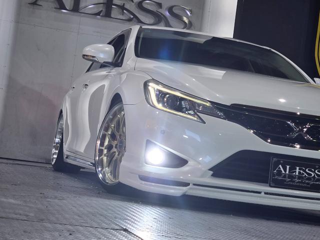 マークX プレミアム WORK19インチ フルタップ車高調 ハーフエアロ スポーツマフラー アルパイン8型SDナビ Bluetoothオーディオ ハーフレザーシート LEDルームランプ(13枚目)