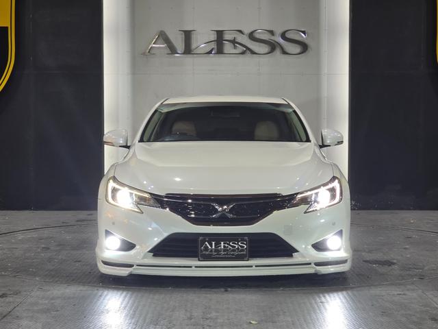 マークX プレミアム WORK19インチ フルタップ車高調 ハーフエアロ スポーツマフラー アルパイン8型SDナビ Bluetoothオーディオ ハーフレザーシート LEDルームランプ(15枚目)