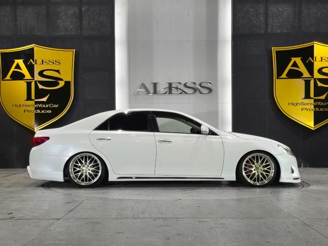 マークX プレミアム WORK19インチ フルタップ車高調 ハーフエアロ スポーツマフラー アルパイン8型SDナビ Bluetoothオーディオ ハーフレザーシート LEDルームランプ(17枚目)