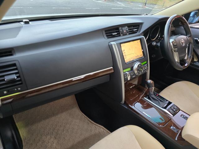 マークX プレミアム WORK19インチ フルタップ車高調 ハーフエアロ スポーツマフラー アルパイン8型SDナビ Bluetoothオーディオ ハーフレザーシート LEDルームランプ(35枚目)