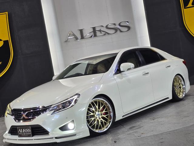 マークX プレミアム WORK19インチ フルタップ車高調 ハーフエアロ スポーツマフラー アルパイン8型SDナビ Bluetoothオーディオ ハーフレザーシート LEDルームランプ(52枚目)