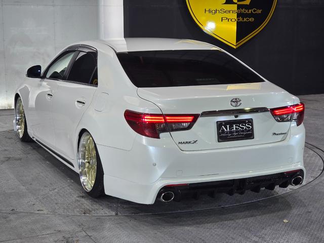 マークX プレミアム WORK19インチ フルタップ車高調 ハーフエアロ スポーツマフラー アルパイン8型SDナビ Bluetoothオーディオ ハーフレザーシート LEDルームランプ(59枚目)