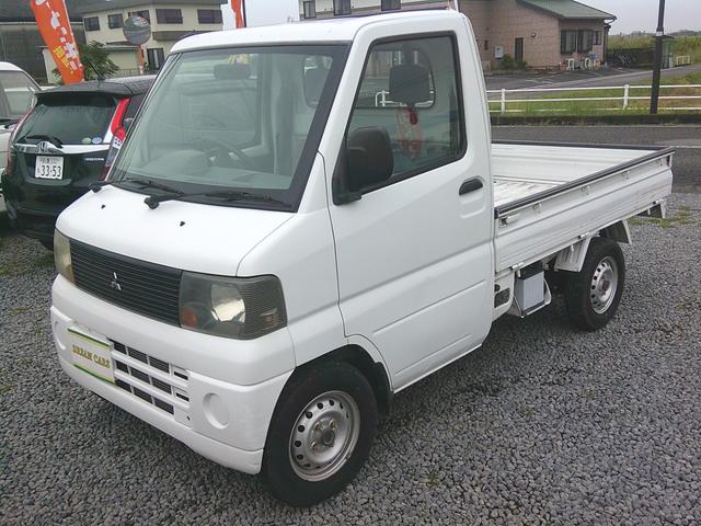 ミニキャブトラック Ｖタイプ　パートタイム４ＷＤ　エアコン　パワステ　車検２年　ウインド・レギュレータハンドル　ミッション　２ＷＤ切り替え　３Ｇ８３エンジン（5枚目）