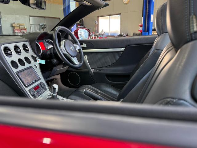 アルファスパイダー 2.2 JTS セレスピード 電動オープン/レザーシート/メモリー付きパワーシート&ヒーター/ナビ/ETC/バックカメラ/車検2年付(38枚目)