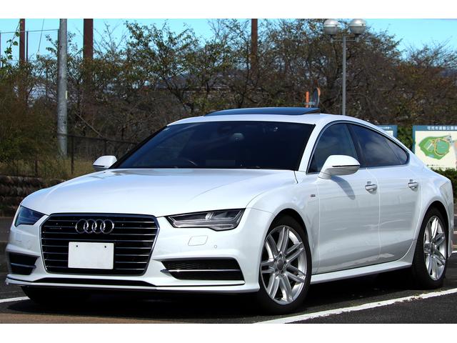 Ａ７スポーツバック ２．０ＴＦＳＩクワトロ　Ｓラインパッケージ　車検２年付　マトリクスＬＥＤヘッドライト　サンルーフ　１９ＡＷ　Ｓ　ｌｉｎｅエクステリア　バルコナレザースポーツシート　電動リヤスポイラー　ＢＯＳＥサウンドシステム　Ａｕｄｉ　ｃｏｎｎｅｃｔナビ（3枚目）