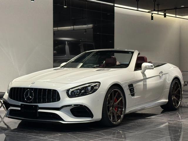 ＳＬ ＳＬ６３　ハイパーフォージド鍛造２０／２１インチＡＷ　マジックスカイルーフ　赤革　カーボンインテリア　ハーマンカードン　シートヒーター／クーラー　純正フロアマット　純正ナビ　ＴＶ　Ｂｌｕｅｔｏｏｔｈ　左ハンドル（35枚目）