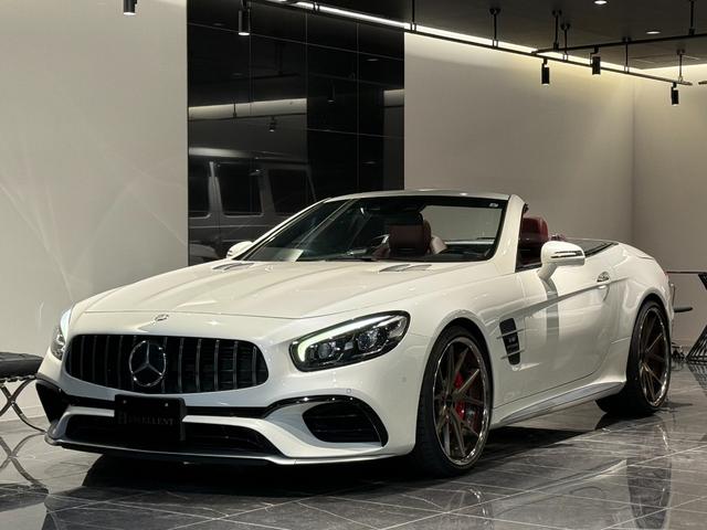 ＳＬ ＳＬ６３　ハイパーフォージド鍛造２０／２１インチＡＷ　マジックスカイルーフ　赤革　カーボンインテリア　ハーマンカードン　シートヒーター／クーラー　純正フロアマット　純正ナビ　ＴＶ　Ｂｌｕｅｔｏｏｔｈ　左ハンドル（43枚目）