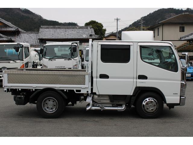 キャンター Ｗキャブ　４ＷＤ　メッキパーツ　アオリ縞板加工　荷床鉄板　Ｆシートカバー付　車両総重量４３６０ｋｇ　荷台内寸２０９８－１６０５－３８０（4枚目）