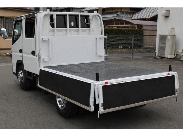 キャンター Ｗキャブ　４ＷＤ　メッキパーツ　アオリ縞板加工　荷床鉄板　Ｆシートカバー付　車両総重量４３６０ｋｇ　荷台内寸２０９８－１６０５－３８０（20枚目）