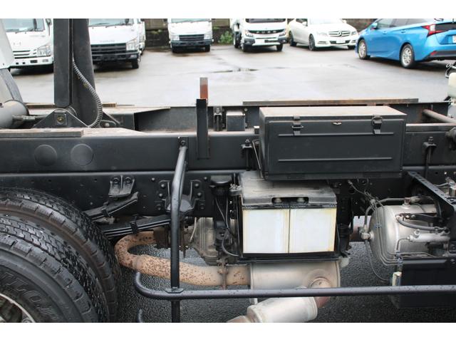 フォワード 深ダンプ　３．７５ｔ積載　土砂禁　新明和ＤＲ４－１７ＳＹ　実走行３５０００ｋｍ台　電格ミラー　レザー調シートカバー　フォグ　スペアキー　車両総重量７９６５ｋｇ　荷台内寸３３９３－２０６４－１１７８（46枚目）