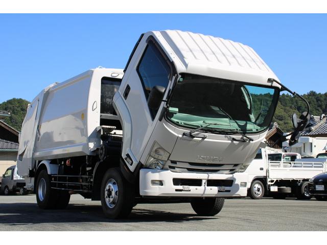 フォワード パッカー車/塵芥車 4.45t 8.2立米 プレス式 極東GB82-27-S☆プレスパック☆連続スイッチ☆汚水タンク☆レザー調シートカバー☆フォグ☆210PS☆Bモニター☆電格ミラー☆ETC☆車両総重量10945kg☆荷台内寸4681x2065x1612(12枚目)