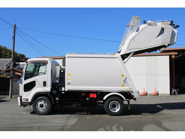 フォワード パッカー車/塵芥車 4.45t 8.2立米 プレス式 極東GB82-27-S☆プレスパック☆連続スイッチ☆汚水タンク☆レザー調シートカバー☆フォグ☆210PS☆Bモニター☆電格ミラー☆ETC☆車両総重量10945kg☆荷台内寸4681x2065x1612(29枚目)